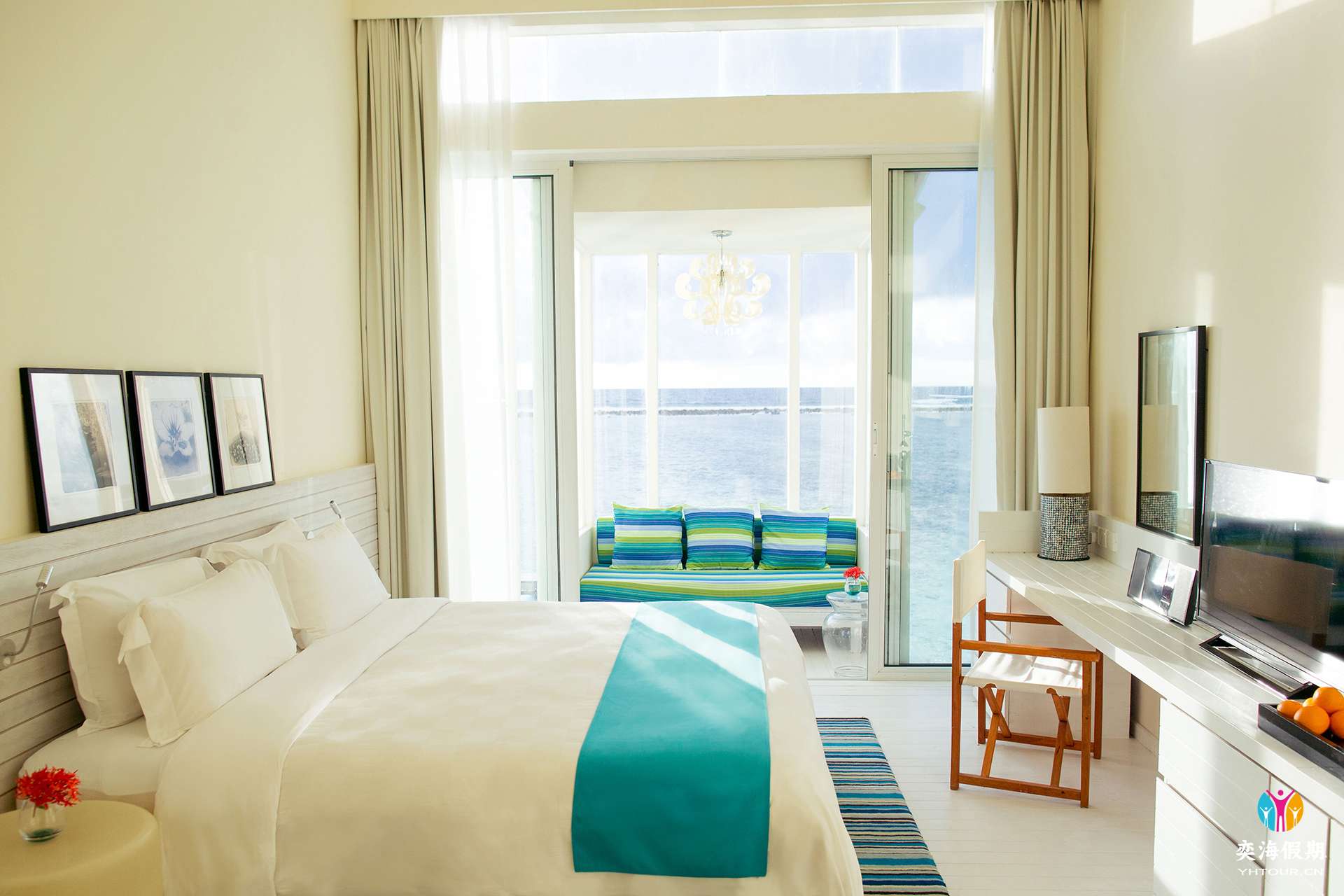 HIRKM - Master Bedroom of the Two Bedroom Overwater Pavilion.jpg