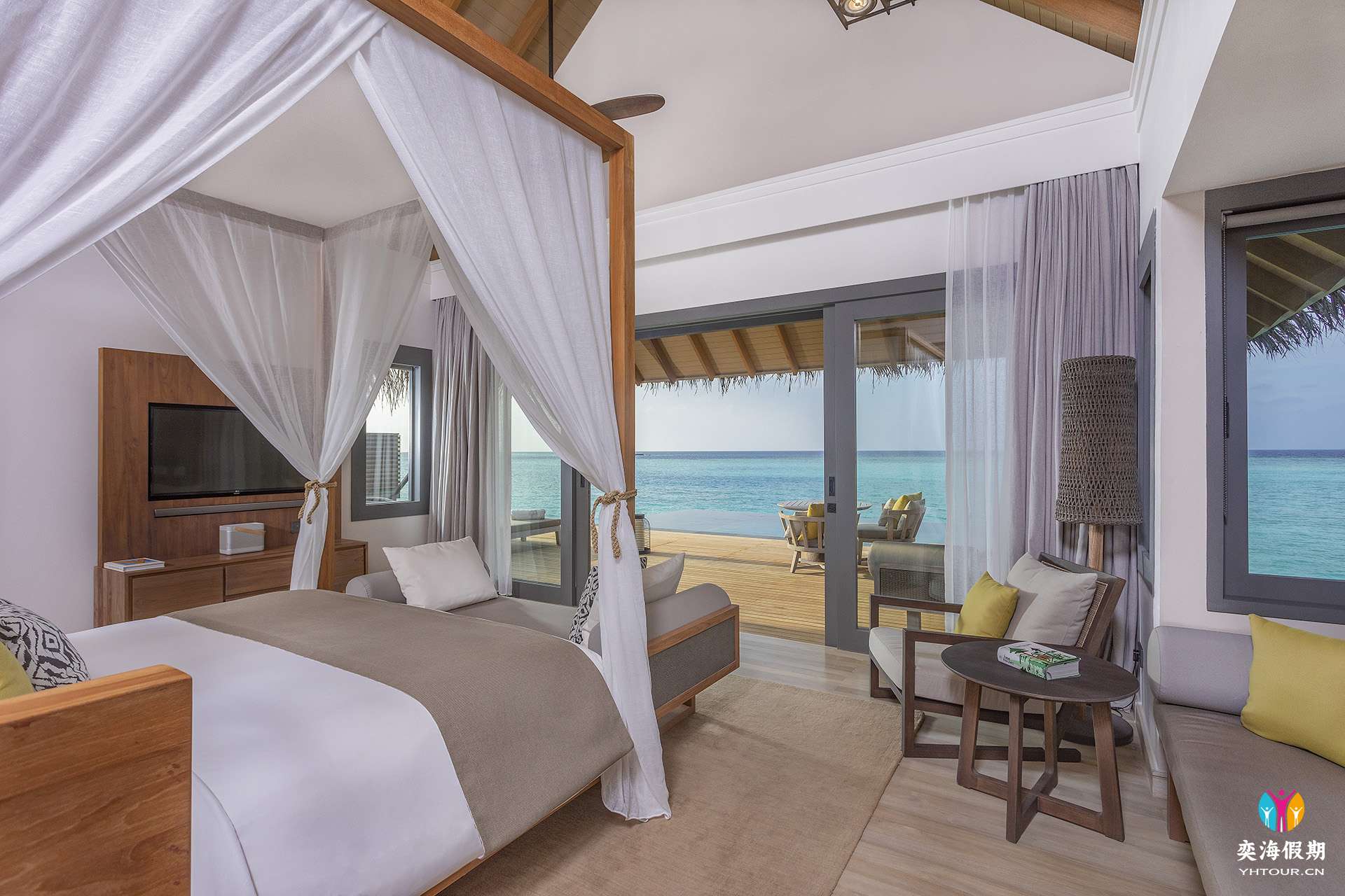 Over Water Family Pool Villa_Master Bedroom.JPG