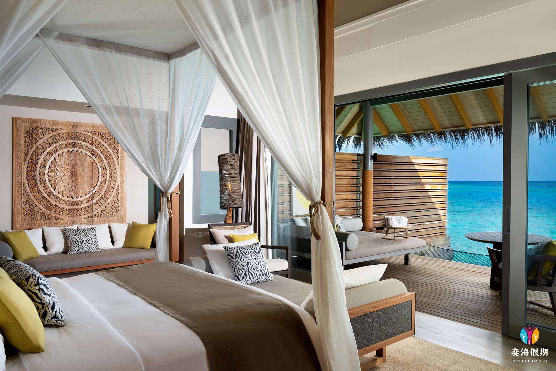 Over Water Villa Bedroom.JPG