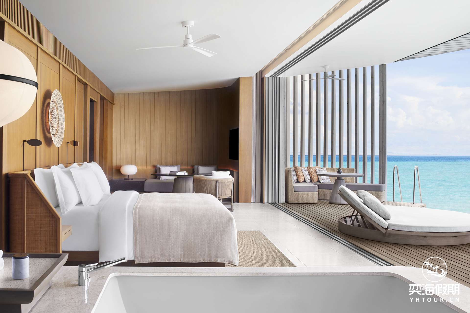 The Ritz-Carlton Maldives, Fari Islands - Ocean Pool Villa - Bedroom 1.jpg