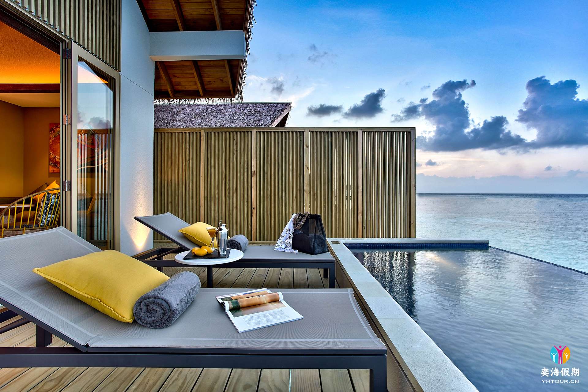 Platinum Overwater Pool Villa_outdoor deck _ pool_evening_2.jpg